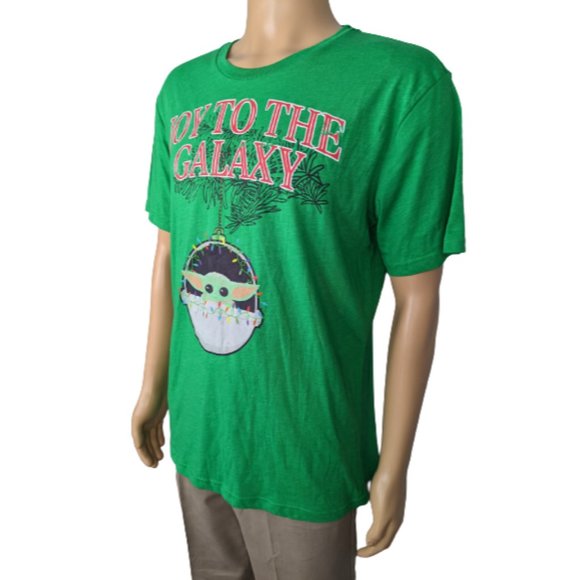 Disney Mad Engine Star Wars Joy to the Galaxy Christmas T-Shirt L - Picture 4 of 8